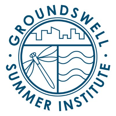 Groundswell Stewardship Initiative circular logo with "Summer Institute" beneath